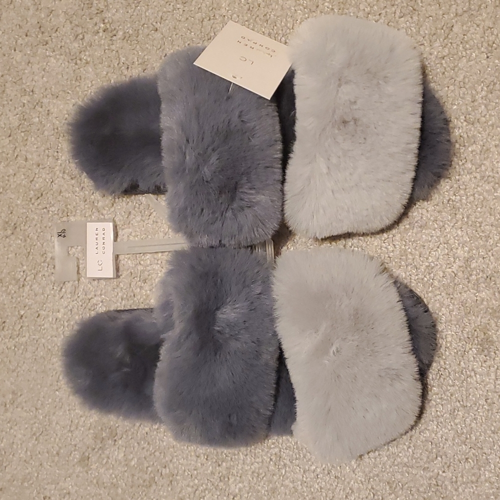 Faux Fur Slippers
